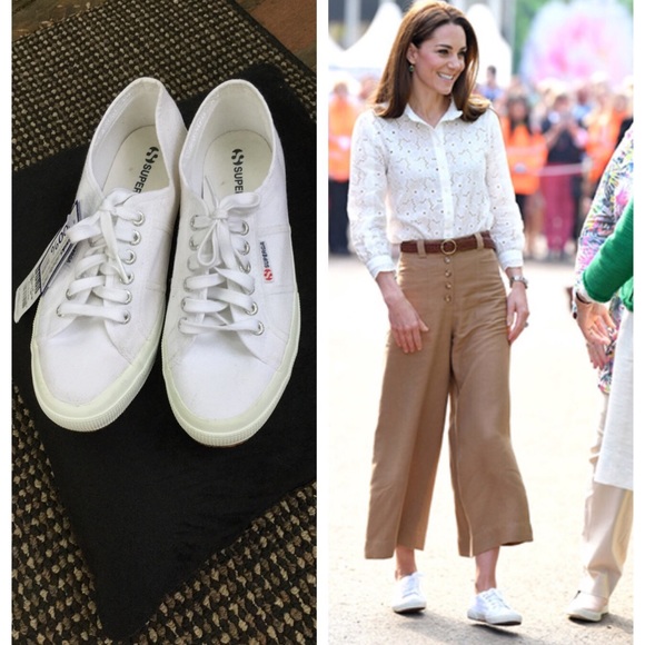 white superga outfit